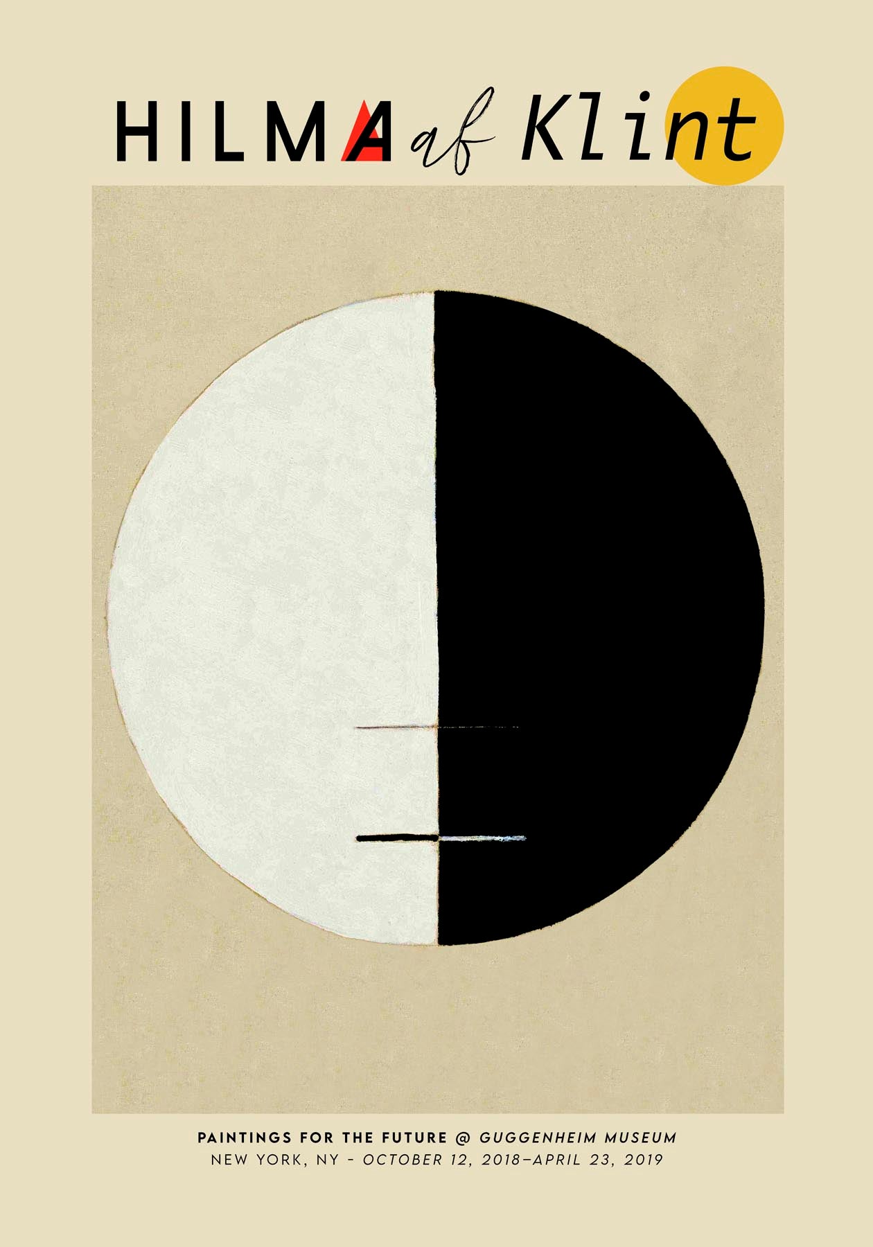 Sale: Hilma Af Klint Exhibition Poster Buddha's Standpoint Nr 3 A3 Size Fine Art Print