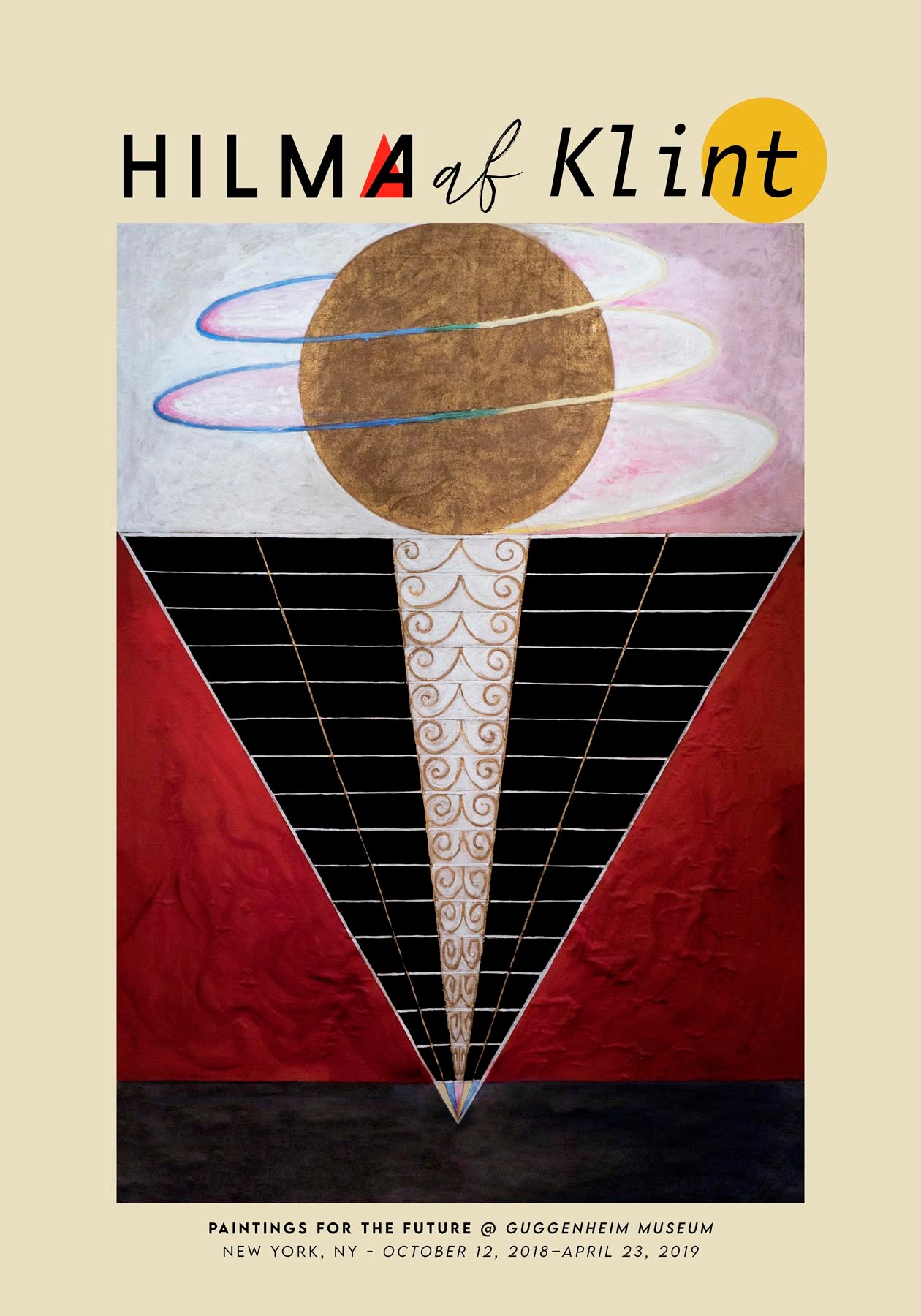 Hilma Af Klint Exhibition Poster Alterpiece Nr 2