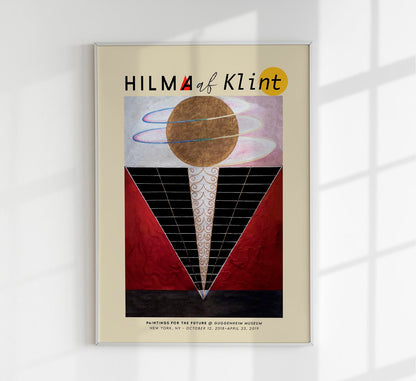 Hilma Af Klint Exhibition Poster Alterpiece Nr 2