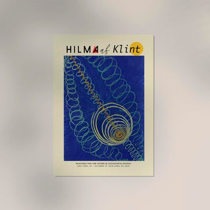 Hilma Af Klint Exhibition Poster Primordial Chaos Nr 16