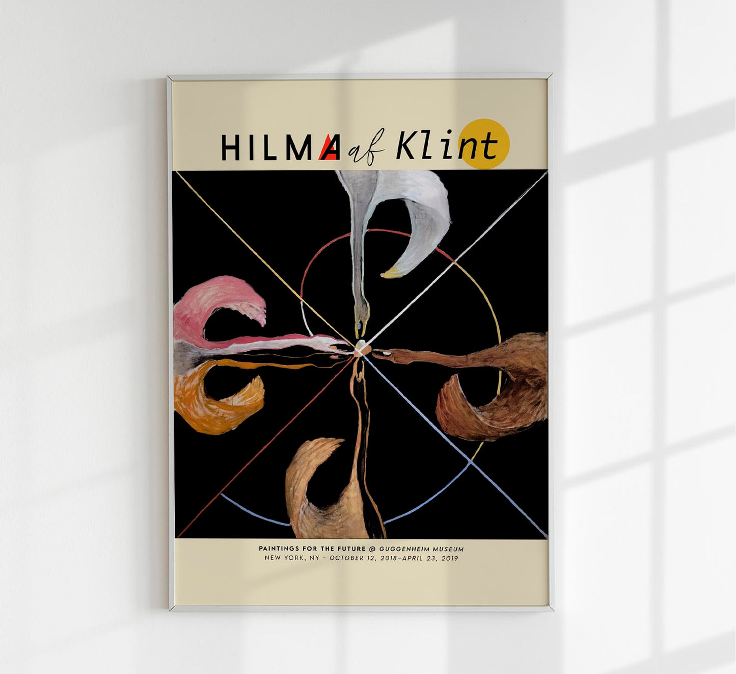 Hilma Af Klint Exhibition Poster The Swan Nr 7