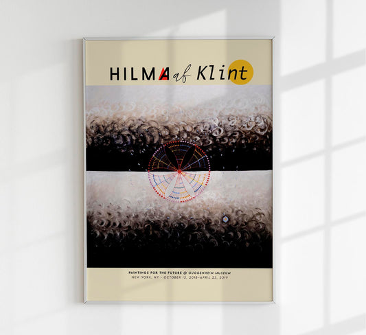 Hilma Af Klint Exhibition Poster The Swan Nr 10