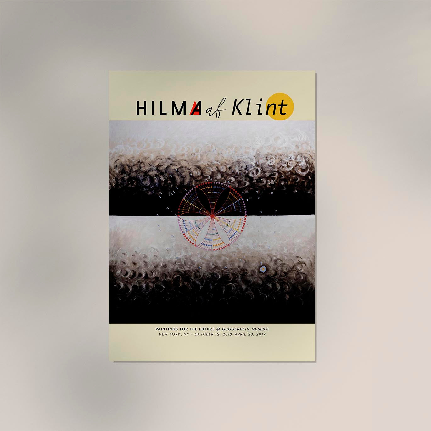 Hilma Af Klint Exhibition Poster The Swan Nr 10