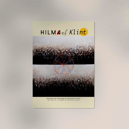 Hilma Af Klint Exhibition Poster The Swan Nr 10