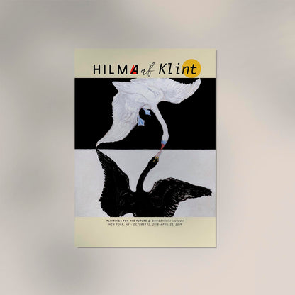 Hilma Af Klint Exhibition Poster The Swan Nr 1