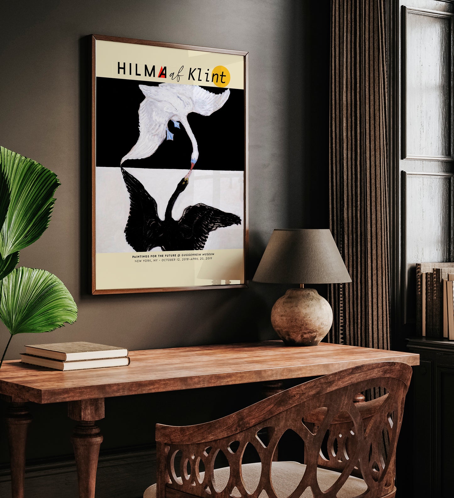 Hilma Af Klint Exhibition Poster The Swan Nr 1