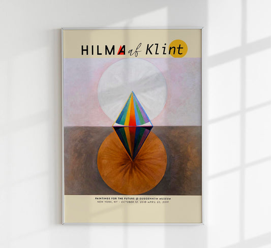 Hilma Af Klint Exhibition Poster The Swan Nr 12