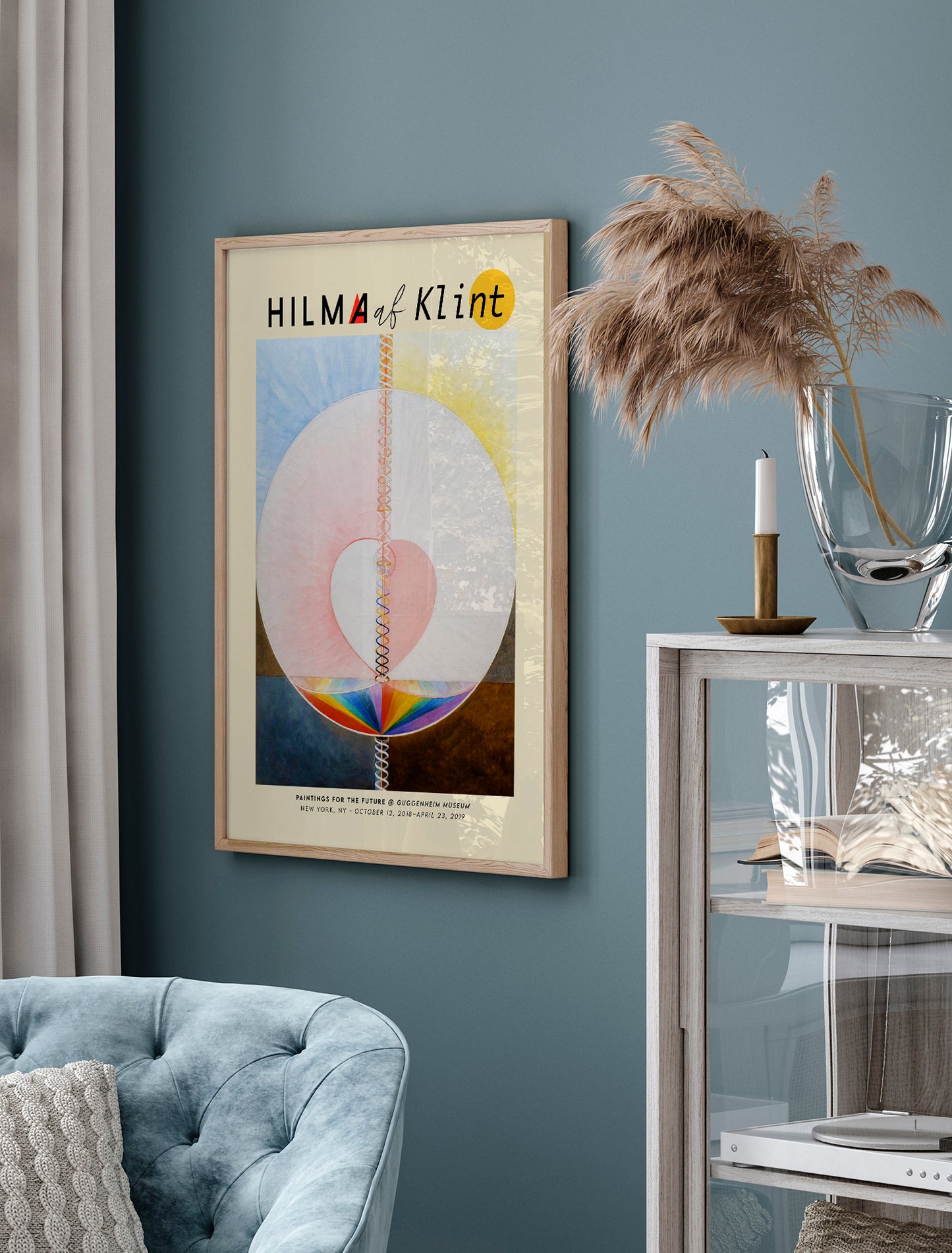 Hilma Af Klint Exhibition Poster The Dove Nr 1