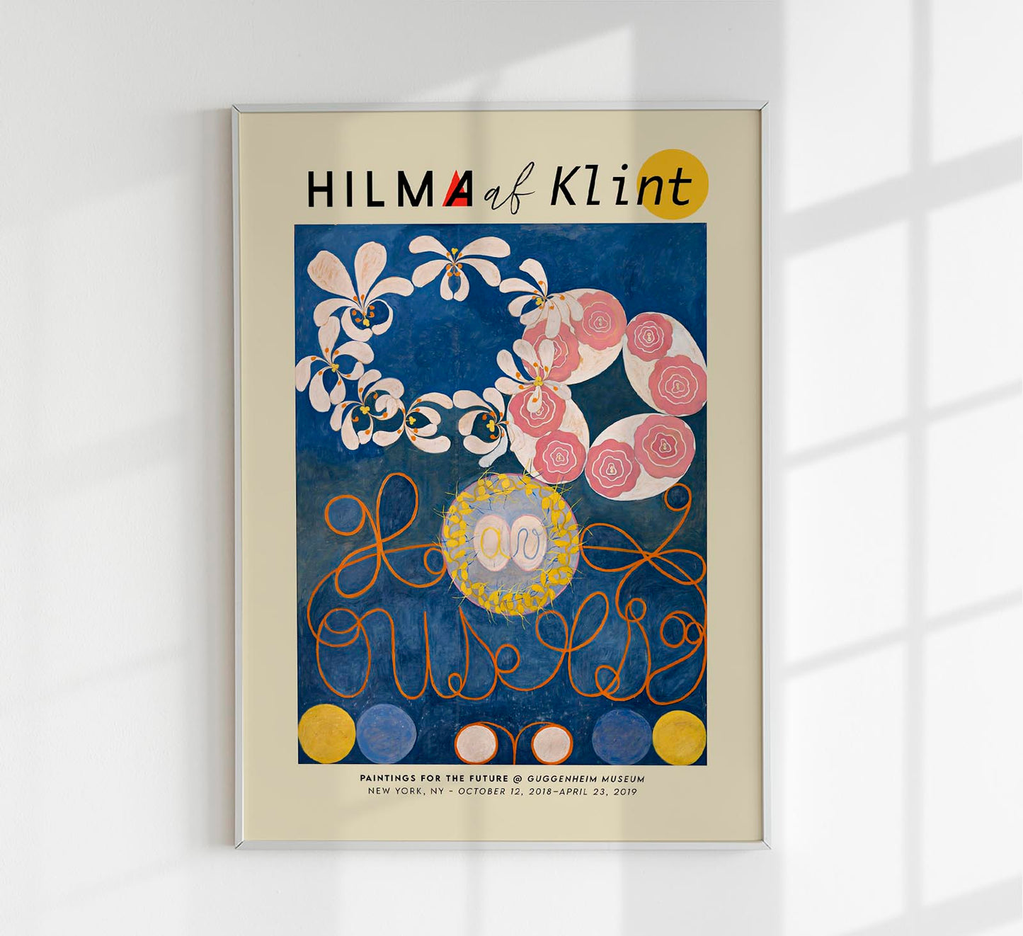 Hilma Af Klint Exhibition Poster The Ten Largest Nr 1