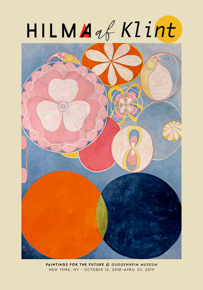 Hilma Af Klint Exhibition Poster The Ten Largest Nr 2