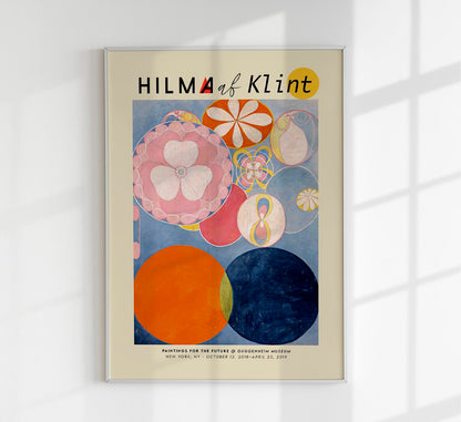 Hilma Af Klint Exhibition Poster The Ten Largest Nr 2