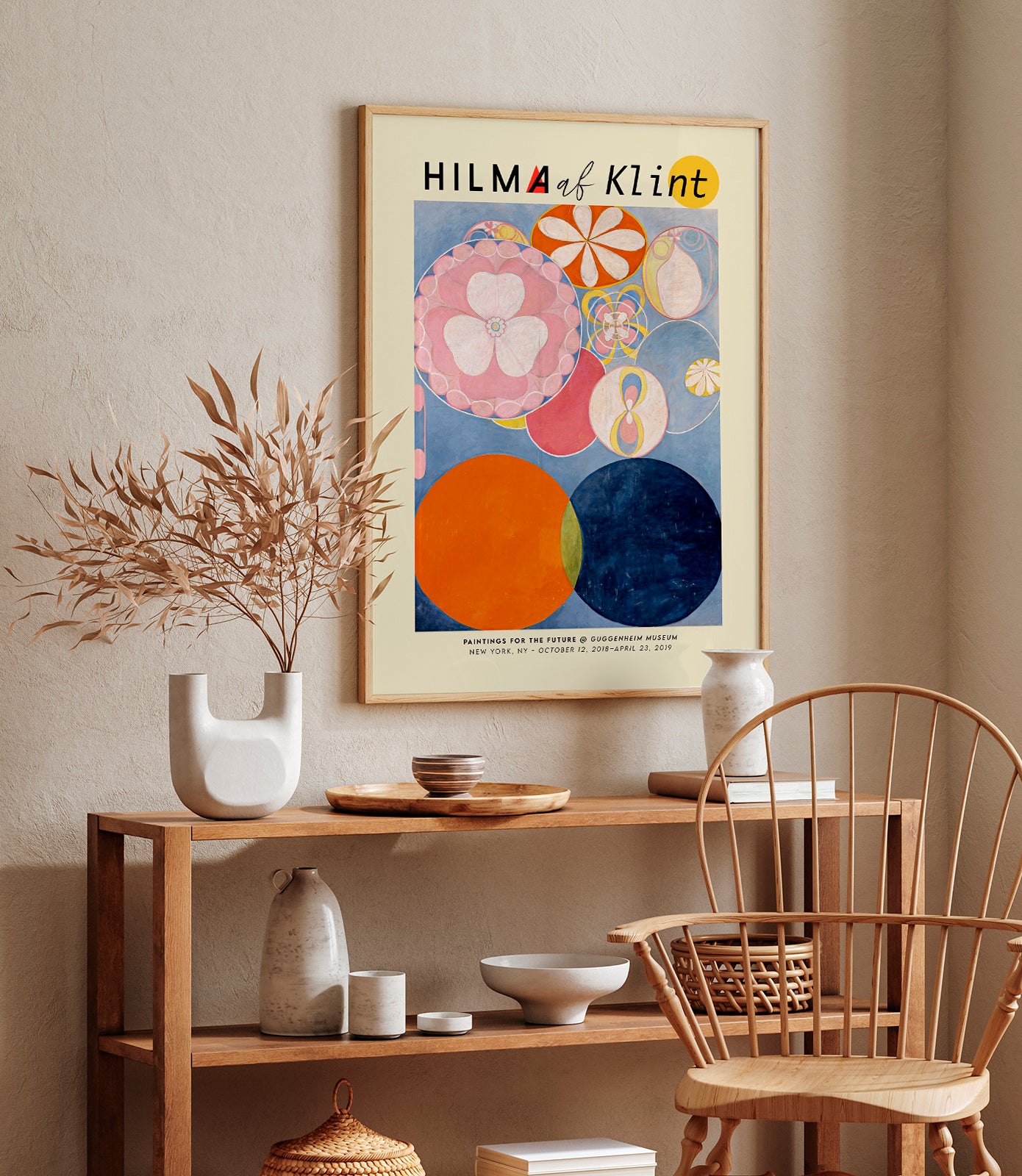 Hilma Af Klint Exhibition Poster The Ten Largest Nr 2