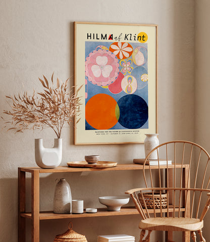 Hilma Af Klint Exhibition Poster The Ten Largest Nr 2