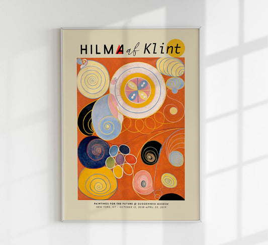 Hilma Af Klint Exhibition Poster The Ten Largest Nr 3