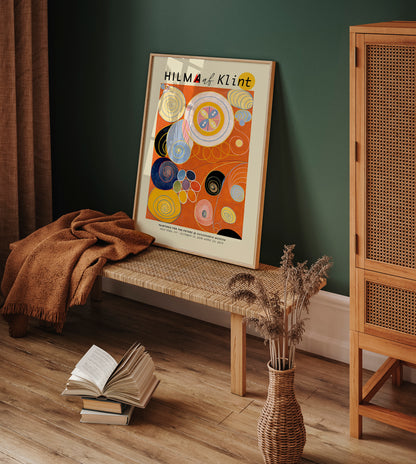 Hilma Af Klint Exhibition Poster The Ten Largest Nr 3