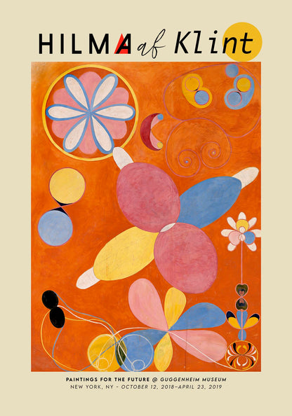 Hilma Af Klint Exhibition Poster The Ten Largest Nr 4