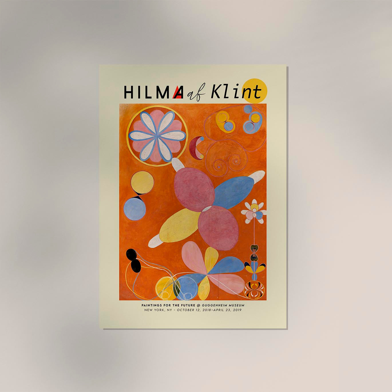 Hilma Af Klint Exhibition Poster The Ten Largest Nr 4