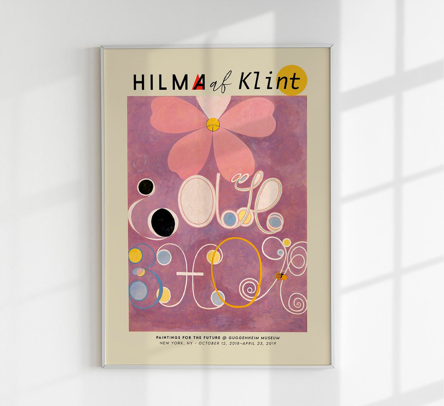 Hilma Af Klint Exhibition Poster The Ten Largest Nr 5