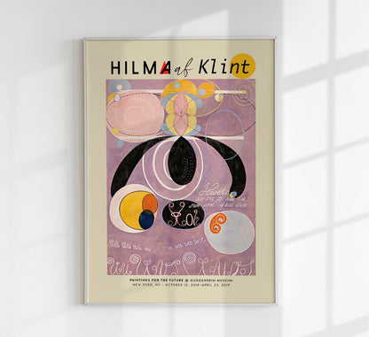 Hilma Af Klint Exhibition Poster The Ten Largest Nr 6