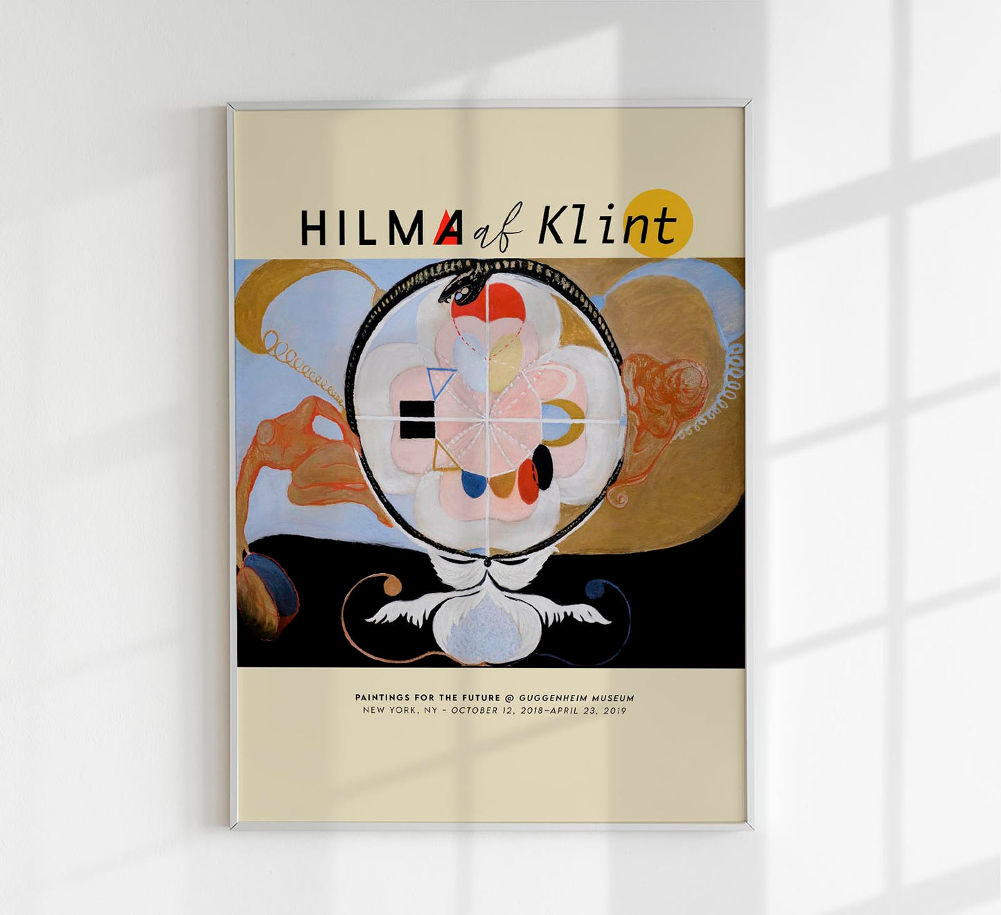 Hilma Af Klint Exhibition Poster Evolution Nr 13