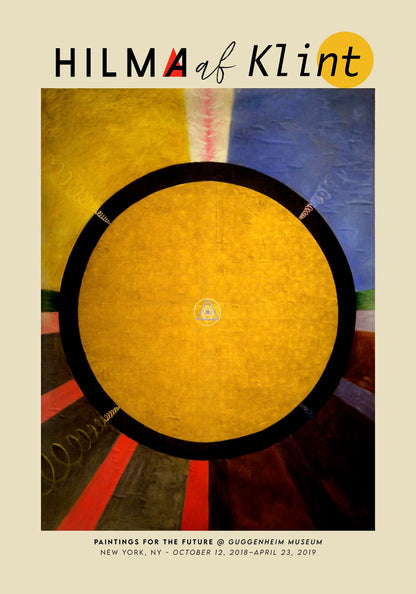 Hilma Af Klint Exhibition Poster Alterpiece Nr 3