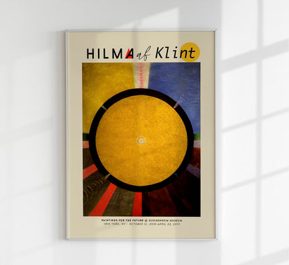 Hilma Af Klint Exhibition Poster Alterpiece Nr 3