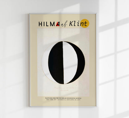 Hilma Af Klint Exhibition Poster The Mahatmas Present standing point series II