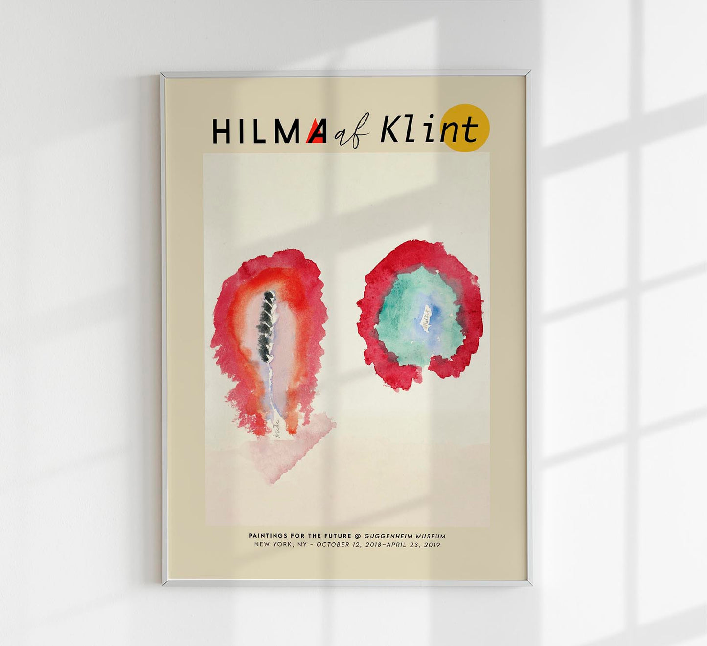 Hilma Af Klint Exhibition Poster Wheat and Wormwwod