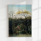 Rendez-vous in the Forest by Rousseau Art Print