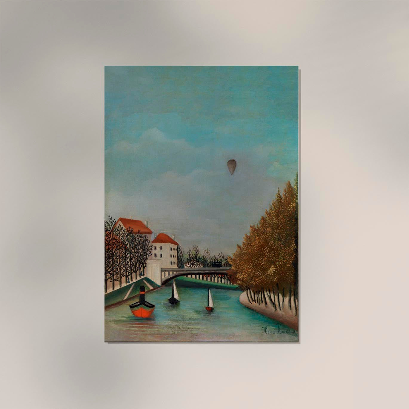 Study for View by Rousseau Art Print