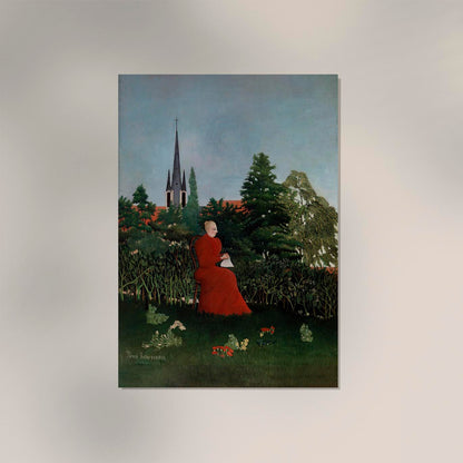 Portrait of a Woman by Rousseau Art Print