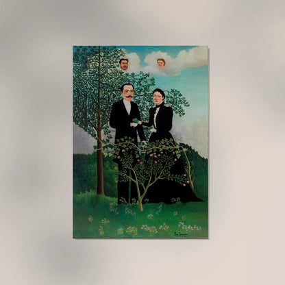 The Past and the Present by Rousseau Art Print