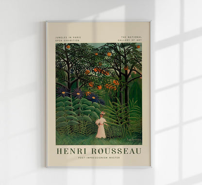 Woman Walking Rousseau Exhibition Poster