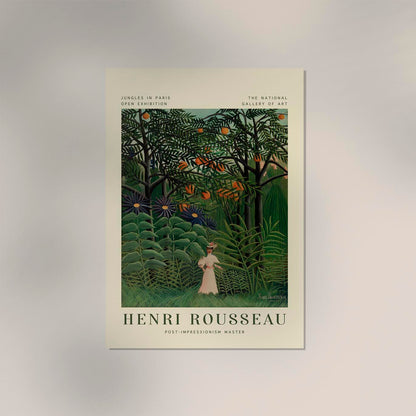 Woman Walking Rousseau Exhibition Poster