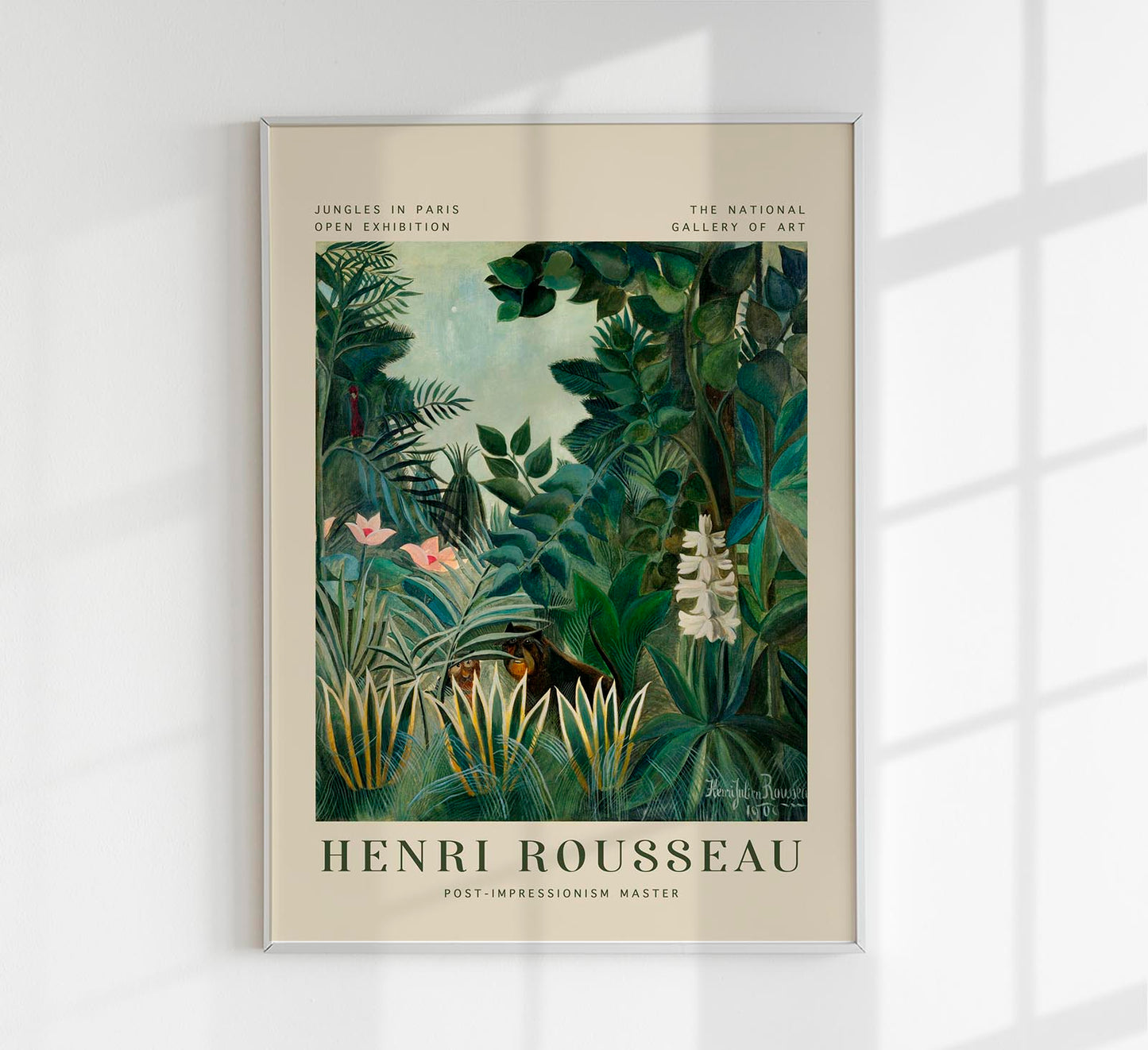 The Equatorial Jungle Rousseau Exhibition Poster