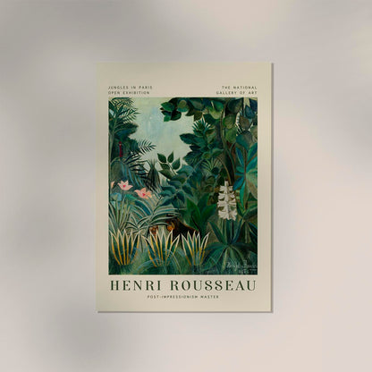 The Equatorial Jungle Rousseau Exhibition Poster