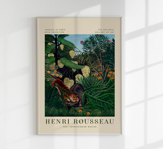 Fight Rousseau Exhibition Poster