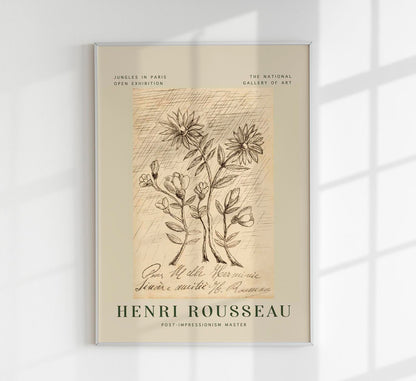 Oak Branch Rousseau Exhibition Poster