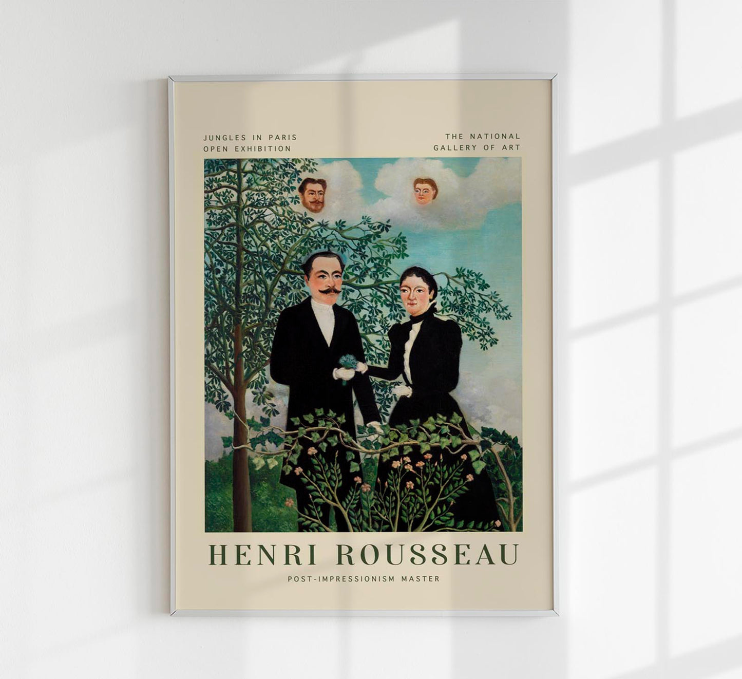 The Past and the Present Rousseau Exhibition Poster