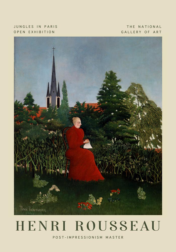 Portrait of a Woman Rousseau Exhibition Poster