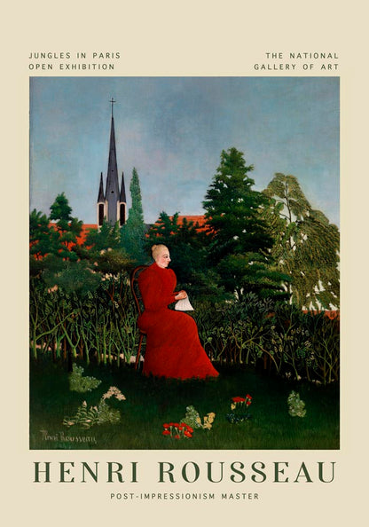 Portrait of a Woman Rousseau Exhibition Poster