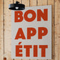 Bon Appétit Red Art Print