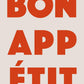 Bon Appétit Red Art Print