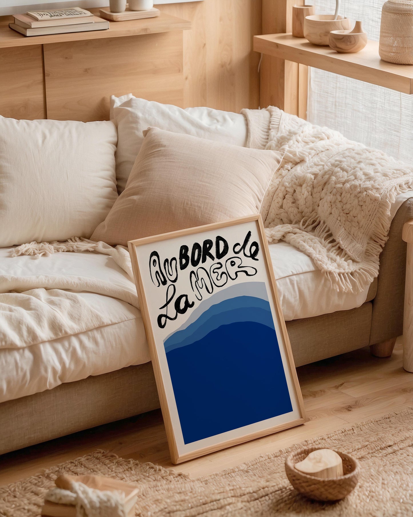 Au Bord de la Mer Art Print