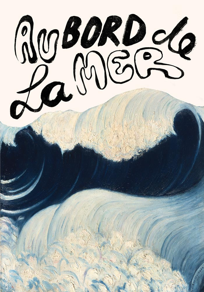 Au Bord de la Mer Wave Art Print