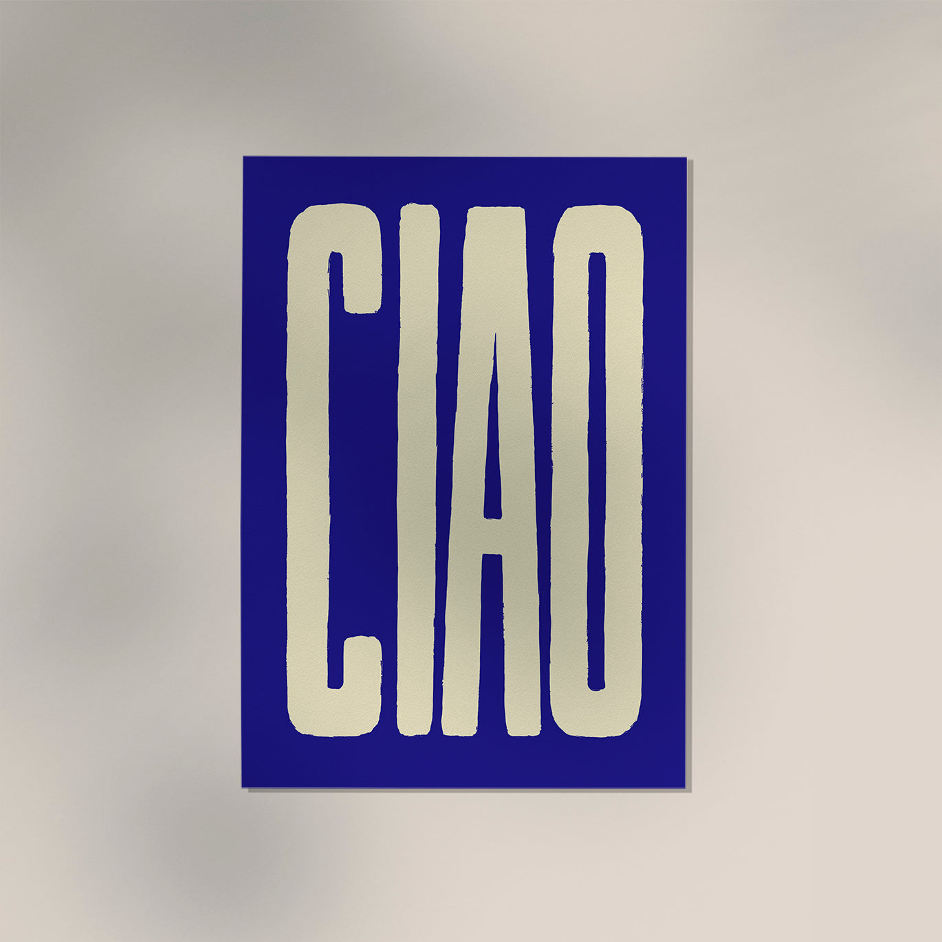 Ciao Blue Art Print