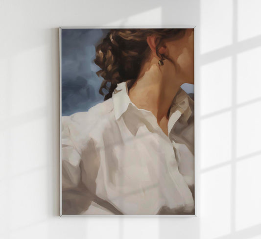 The Curve Between The Neck And Jaw Art Print