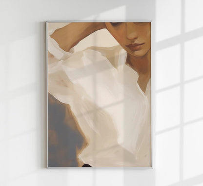 Thoughtful Woman Art Print