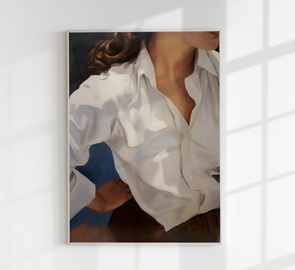 A business woman art Print