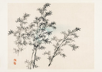 Bamboo by Kōno Bairei Poster